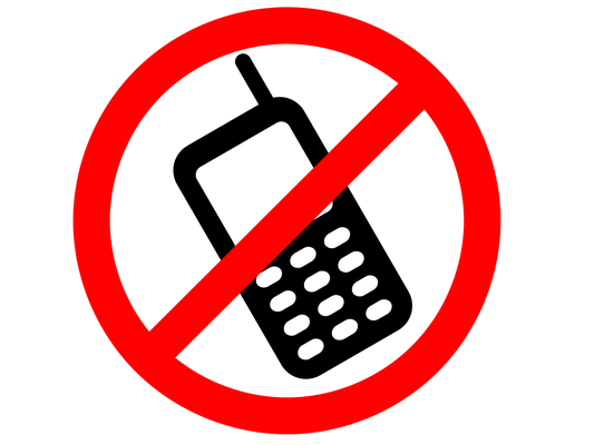 Phones forbidden